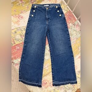 Zara wide leg high waist Jeans